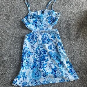 Blue and White summer dress